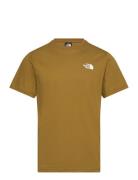 M S/S Redbox Tee Sport T-shirts Short-sleeved Khaki Green The North Fa...