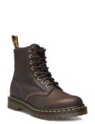 1460 Wl Grizzly Shoes Boots Ankle Boots Laced Boots Brown Dr. Martens