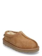 Rhbrisbane Shearling Band Slippers Slippers Tøfler Beige Rosemunde