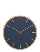 Dark Oak Smokey Blue Home Decoration Watches Wall Clocks Blue Hemverk