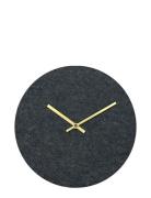 Felt Dark Grey Home Decoration Watches Wall Clocks Grey Hemverk