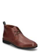 Talan Leather Chukka Boot Støvletter Med Snøring Brown Polo Ralph Laur...