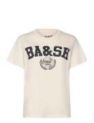 Tee-Shirt Ioni Tops T-shirts & Tops Short-sleeved Cream Ba&sh