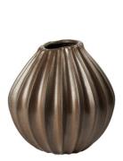 Wide Vase S Home Decoration Vases Small Vases Brown Broste Copenhagen