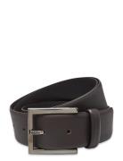 Crys-Bt_Sz35 Accessories Belts Classic Belts Brown BOSS