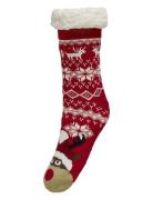 Kogchristmas Teddy Socks Acc Sokker Strømper Red Kids Only