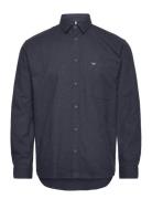 Frank Flannel Shirt Tops Shirts Casual Navy Fat Moose