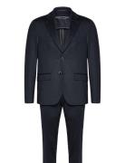 Bs Chapelle Classic Fit Suit Set Dress Navy Bruun & Stengade