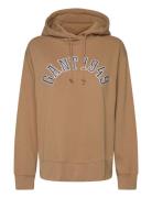 Gant 1949 Arch Hoodie Tops Sweat-shirts & Hoodies Hoodies Beige GANT