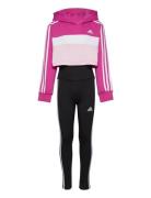 Jg 3S Tib Fl Ts Sport Tracksuits Pink Adidas Sportswear