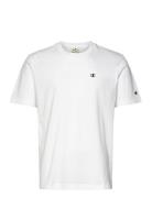 Crewneck T-Shirt Tops T-shirts Short-sleeved White Champion