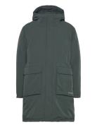 Channing Padded Parka Coat Parkas Jakke Khaki Green Les Deux