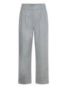 Mmgry Caia Pant Bottoms Trousers Straight Leg Grey MOS MOSH