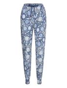 Pant Jersey Folklore Blue Pyjamasbukser Pysjbukser Blue Hunkemöller