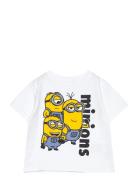 Nmmjule Minions Nreg Ss Top Box Sky Tops T-shirts Short-sleeved White ...