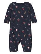 Nbnvismas Ls Nightsuit Pyjamas Sie Jumpsuit Navy Name It