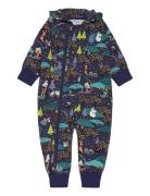 Harvesting Overall Jumpsuit Navy MUMIN