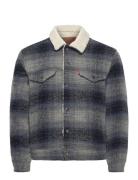 Plaid Type3 Sherpa Truck Westi Ulljakke Jakke Grey LEVI´S Men