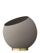 Globe Flowerpot Home Decoration Flower Pots Grey AYTM