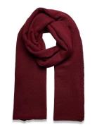 Soft Knitted Scarf Accessories Scarves Winter Scarves Burgundy Gina Tr...