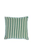 Forest Striped Cushion Home Textiles Cushions & Blankets Cushions Gree...