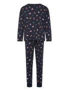 Nknvismas Ls Nightset Pyjamas Sett Navy Name It