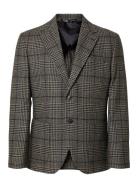 Slhreg-Callum Check Blz B Suits & Blazers Blazers Single Breasted Blaz...