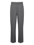 Loose Suit Trousers Bottoms Trousers Casual Grey Weekday