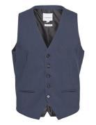 Mens Waistcoat For Suit Dressvest Blue Lindbergh