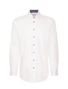 Business Kent Patch5 Tops Shirts Business White Seidensticker