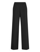 Garos_All Bottoms Trousers Wide Leg Black HUGO