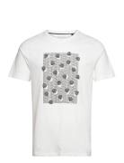 Mini Dice Graphic Tee Tops T-shirts Short-sleeved White French Connect...