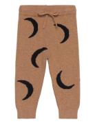 Tnsmorrel Uni Jacquard Pants Bottoms Trousers Brown The New