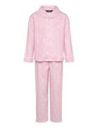 S6-Sleepwear Pant Set Pyjamas Sett Pink Polo Ralph Lauren