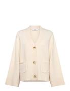 Hailey Cardigan Tops Knitwear Cardigans Cream Stylein