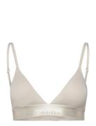 Lightly Lined Triangle Lingerie Bras & Tops Soft Bras Bralette Cream C...