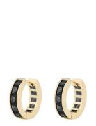 Tina St Ring Ear G/Black - Accessories Jewellery Earrings Hoops Black ...