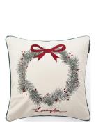 Pine Wreath Organic Cotton Velvet Pillow Cover Home Textiles Bedtextil...