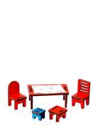 Pippi Möbelset 1 Bord + Stolar Toys Playsets & Action Figures Play Set...