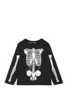 Glow In The Dark Skeleton Pyjama Pyjamas Sett Black Mango