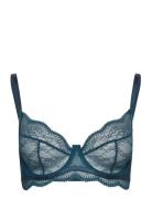 Isabelle Ud Lingerie Bras & Tops Wired Bras Blue Hunkemöller