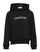 Institutional Logo Hoodie Tops Sweat-shirts & Hoodies Hoodies Black Ca...