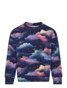 Sweater Sterry Sky Aop Tops Sweat-shirts & Hoodies Sweat-shirts Navy L...