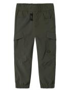 Nmmben Baggy R Twi Pant 3495-Fn N Tech Bottoms Trousers Green Name It