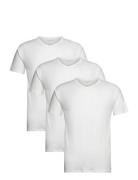 Stretch Vn Tee Ss 3Pack Tops T-shirts Short-sleeved White Tommy Hilfig...