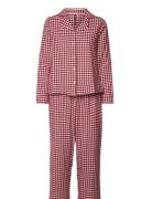 Flannel Pyjama Set Pyjamas Red Hunkemöller