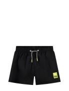 Niko Solid Badeshorts Black Molo