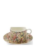 William & Morris Teacup & Saucer Home Tableware Cups & Mugs Tea Cups M...