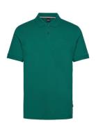 Pallas Tops Polos Short-sleeved Green BOSS