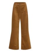 Malinasw Trousers Bottoms Trousers Wide Leg Brown Sofie Schnoor